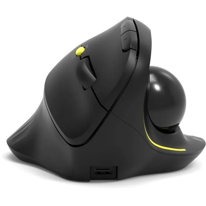 Port Designs Ratón Inalámbrico TRACKBALL ERGO 900719 - Bluetooth/2.4 GHz Recargable Negro
