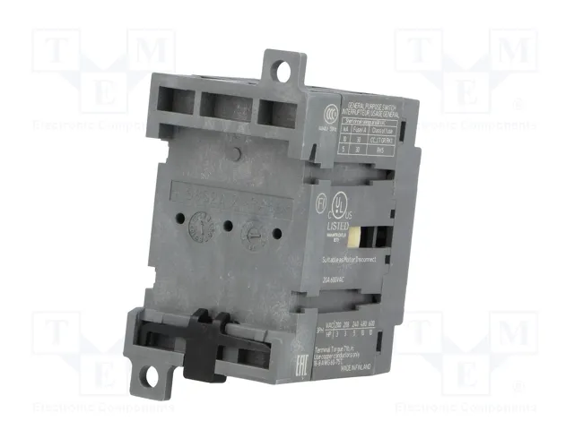 ABB OT Interruptor de aislamiento de 3 polos y 16A ABB OT Interruptor de aislamiento de 3 polos y 16A