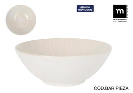 La Mediterranea Bol ANYA Monaco Brillo 19cm, Pack de 12 unidades