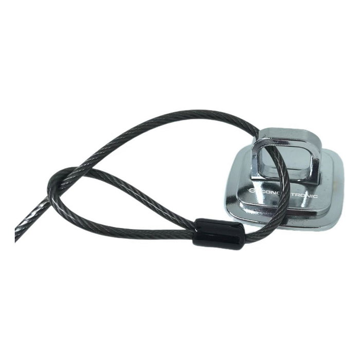 Conceptronic Anclaje de seguridad para montaje en escritorio LBA01, Plata