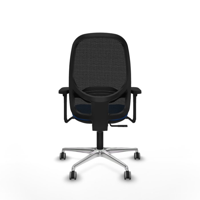 PIQUERAS Y CRESPO Silla de oficina Cilanco con mecanismo Sincro Azul y Negro