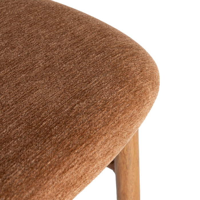 Taburete Melocotón Tejido-Metal Contract 53 X 52 X 95 cm (Set de 2)