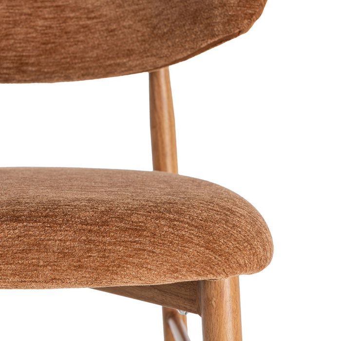 Taburete Melocotón Tejido-Metal Contract 53 X 52 X 95 cm (Set de 2)