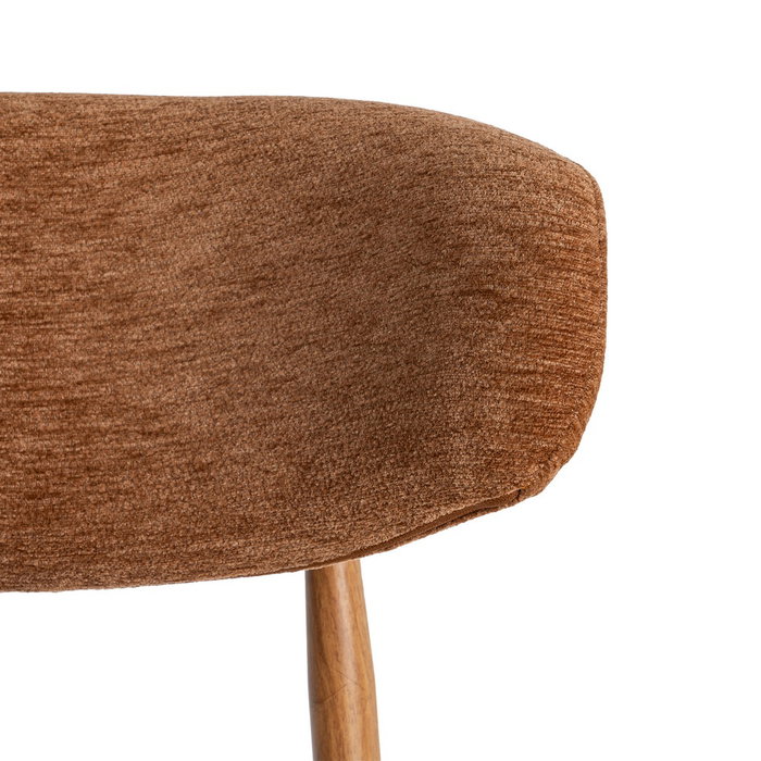 Taburete Melocotón Tejido-Metal Contract 53 X 52 X 95 cm (Set de 2)