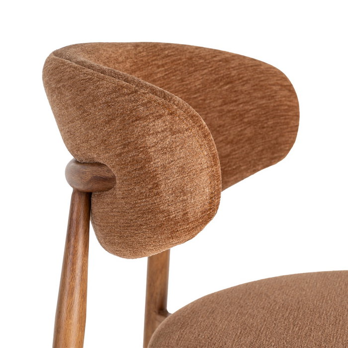 Taburete Melocotón Tejido-Metal Contract 53 X 52 X 95 cm (Set de 2)