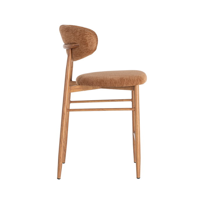 Taburete Melocotón Tejido-Metal Contract 53 X 52 X 95 cm (Set de 2)