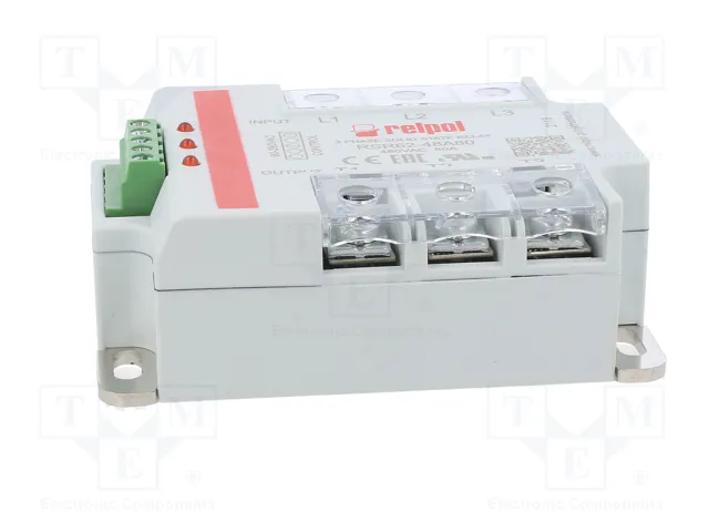 RELPOL RSR62 Relé de semiconductor trifásico 80A 24-530V AC