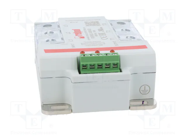 RELPOL RSR62 Relé de semiconductor trifásico 80A 24-530V AC