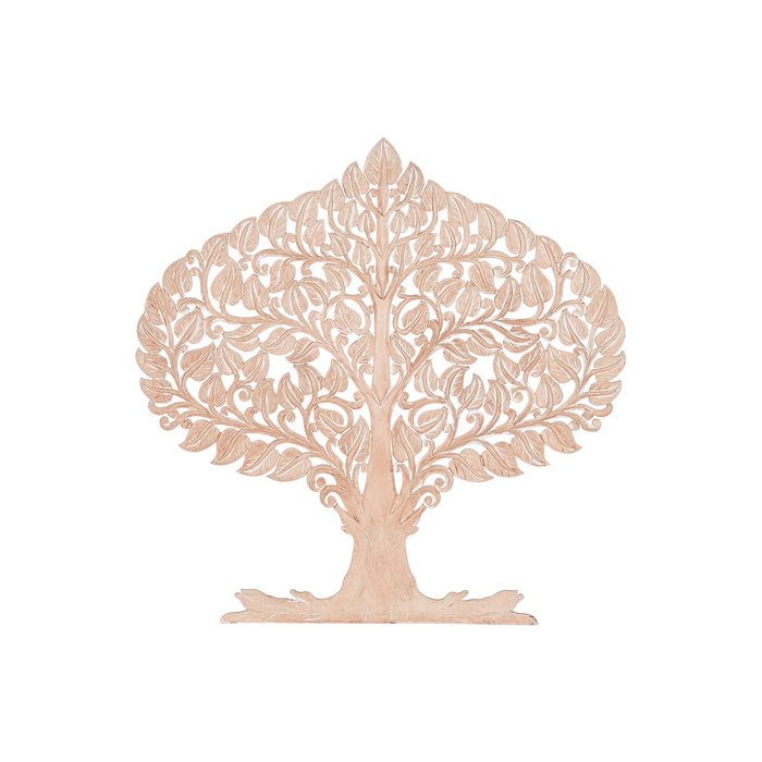 DKD Home Decor Decoración de Pared Árbol Natural Mango y MDF 122x122 cm