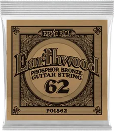 Ernie Ball Cuerda Acústica Earthwood Phosphor/Bz .062 Set de 6 (Set de 6)