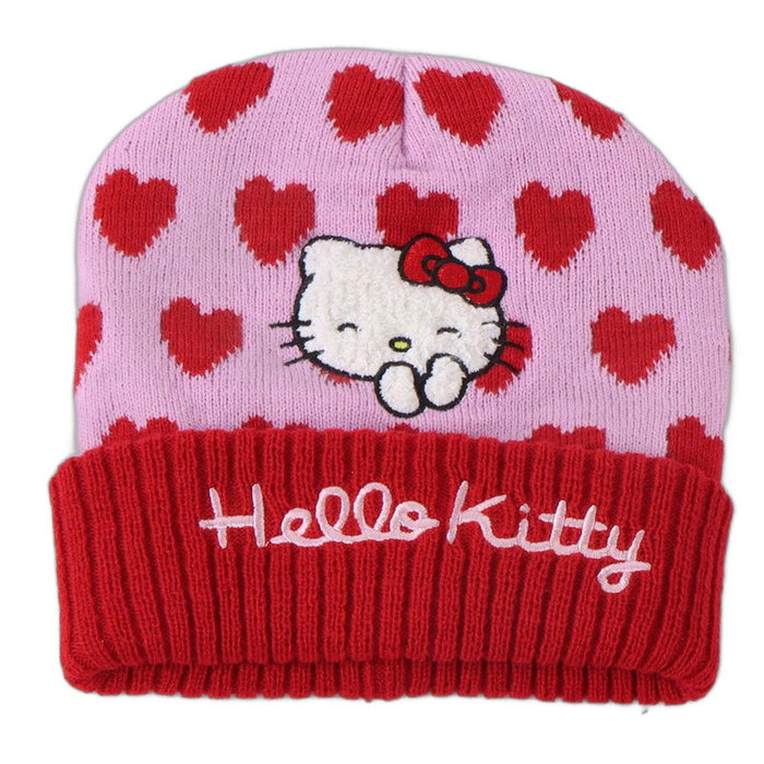 Cerdá Conjunto de 3 Piezas Hello Kitty con Gorro, Guantes y Bufanda Rosa
