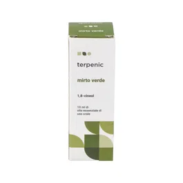 TERPENIC Mirto Verde Aceite Esencial Puro Alimentario 10 Ml - Expectorante, Mucolítico, Descongestivo Respiratorio y Antiséptico