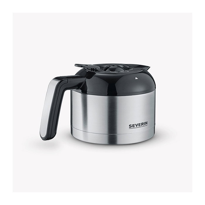 Severin KA 4814 Cafetera de Filtro con Molinillo Integrado para Granos, 8 Tazas (1L), 1000W, Ajustable, Función Mantener Caliente, Negro y Acero Inoxidable