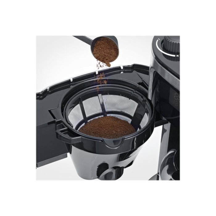 Severin KA 4814 Cafetera de Acero Inoxidable Color Negro