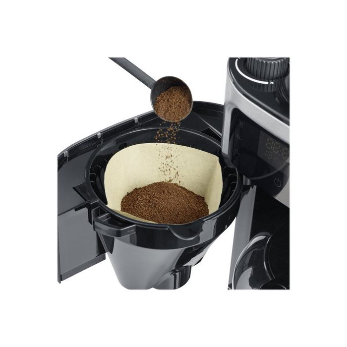 Severin KA 4814 Cafetera de Acero Inoxidable Color Negro