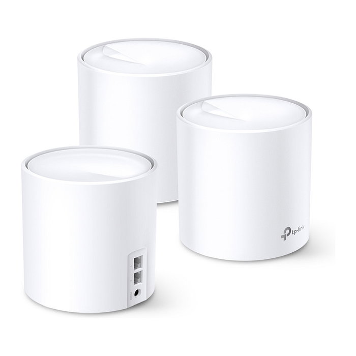 TP-Link Deco X60 AX3000 Sistema Wi-Fi 6 Mesh (3 Nodos) Blanco - Router WiFi Doble Banda 574+2402 Mbps, 4 Antenas Internas, Control Parental