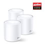 TP-Link Deco X60 AX3000 Sistema Wi-Fi 6 Mesh (3 Nodos) Blanco - Router WiFi Doble Banda 574+2402 Mbps, 4 Antenas Internas, Control Parental