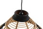 DKD Home Decor Lámpara de Techo Ratán Bicolor JOHARI 41x41x21 cm