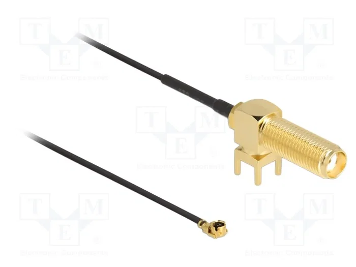 DeLOCK Cable de antena coaxial RP-SMA a I-PEX MHF1 25 cm DeLOCK Cable de antena coaxial RP-SMA a I-PEX MHF1 25 cm