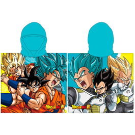 Dragon Ball Z Poncho Toalla Microfibra 55x110cm