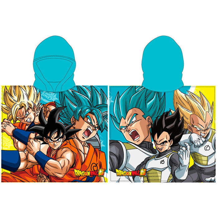 Dragon Ball Z Poncho Toalla Microfibra 55x110cm Dragon Ball Z Poncho Toalla Microfibra 55x110cm
