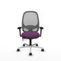PIQUERAS Y CRESPO Silla de oficina Cilanco Morado y Gris