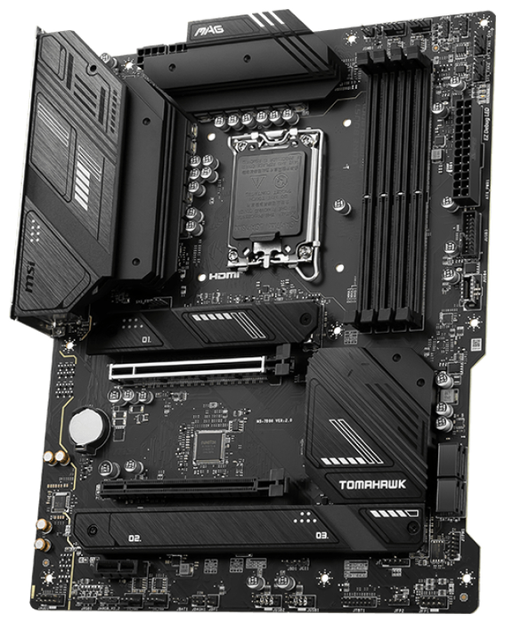 MSI MAG B760 TOMAHAWK WiFi Placa Base LGA 1700 ATX DDR5 M.2 Wi-Fi 6E Bluetooth 5.3