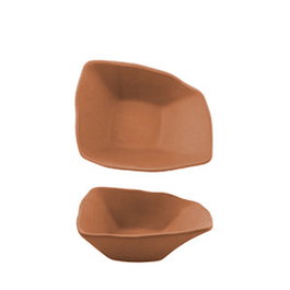 Summa Bol de Gres Terracota IO, 19 cm (Ancho) - 40 cl - Capacidad - Altura: 5 cm (Set de 6)