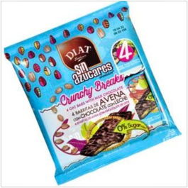 DIAT Barritas de Avena con Chocolate con Leche 4 Unidades