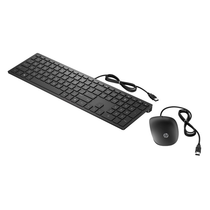 HP Pavilion 400 Teclado y Ratón con Cable Negro