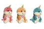 DKD Home Decor Set de 3 Peluches de Poliéster Surtidos