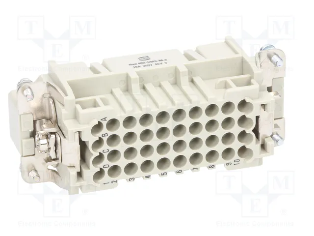 HARTING Han® HMC Plantilla de Contacto Macho 40 Pines