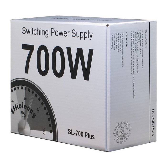 Inter-Tech SL-700 Plus 700W ATX Plata Inter-Tech SL-700 Plus 700W ATX Plata