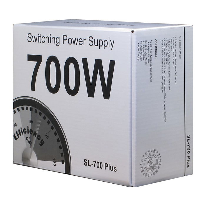 Inter-Tech SL-700 Plus ATX Fuente de Alimentación 700W