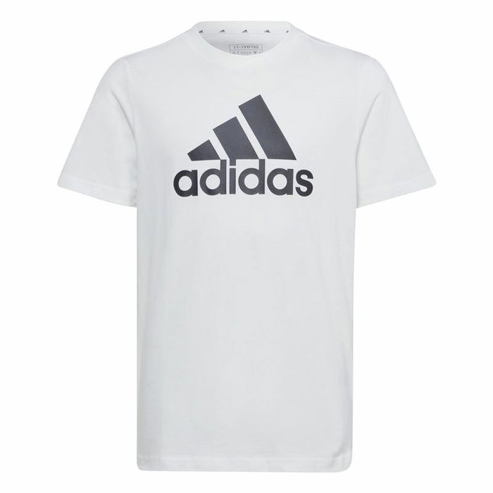 Camiseta de Manga Corta Infantil Adidas Essentials Big Logo Cotton Camiseta de Manga Corta Infantil Adidas Essentials Big Logo Cotton