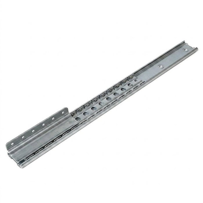 HERRAJES ALK Guía unidireccional para mesa de acero slide extendible 700 mm
