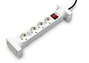 Salicru SPS SAFE 4S Regleta Protectora de 4 Tomas Schuko Blanca