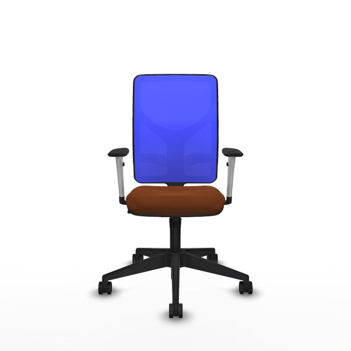 PIQUERAS Y CRESPO Silla de oficina Motilla con mecanismo Sincro, Azul y Marrón PIQUERAS Y CRESPO Silla de oficina Motilla con mecanismo Sincro, Azul y Marrón