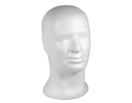Innspiro Cabeza de hombre de porex 20x31cm