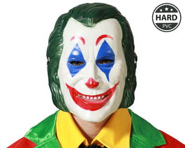 Máscara Payaso De Cine Con Cicatrices Y Mirada Asesina Para Halloween Y Fiestas De Terror