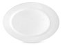 Vivalto Bandeja Opal Ovalada 30 cm Vidrio Blanco Ancho 30 cm Largo 22.5 cm Alto 2.5 cm (Set de 24)