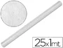 Liderpapel Rollo de Papel Kraft Blanco para Embalaje 65 g/m2, 25 m de Longitud x 1 m de Ancho