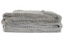 DKD Home Decor Manta "Rabit fur april 24 d" Gris Claro 240 x 220 x 1 cm Poliester