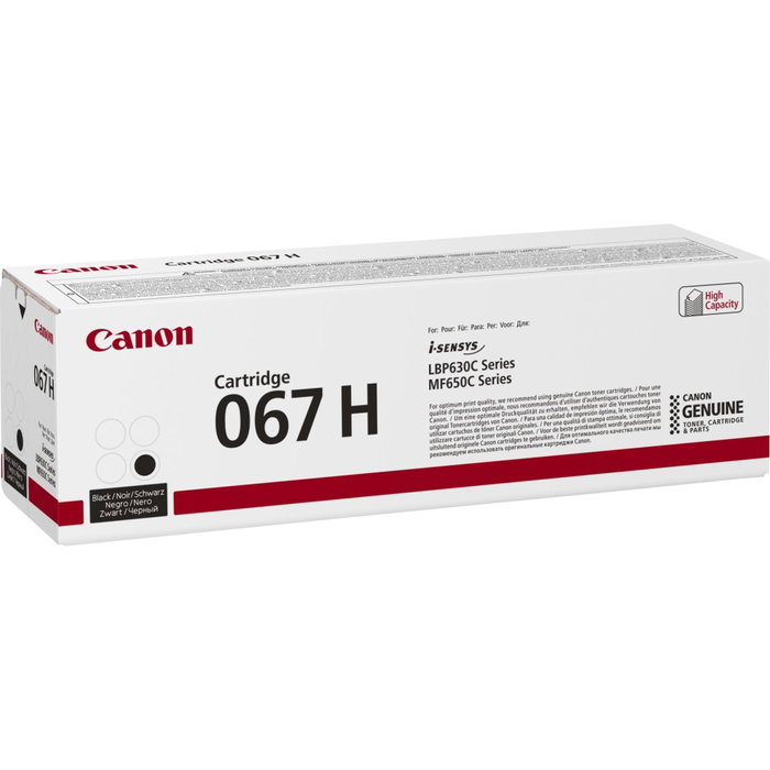 Canon 067H Tóner Negro Alto Rendimiento (XL)