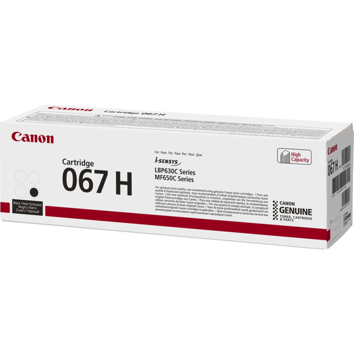 Canon 067H Tóner Negro Alto Rendimiento (XL)