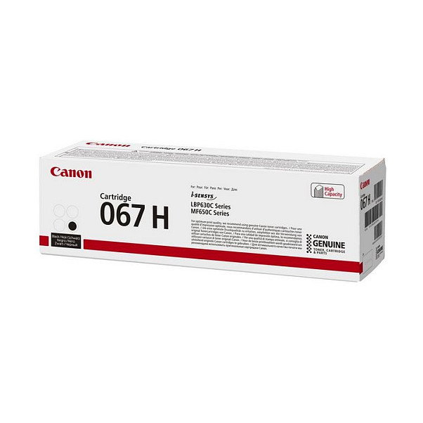 Canon 067H (5106C002) - Tóner Original Negro Alto Rendimiento para Impresoras Canon - Hasta 3130 Páginas