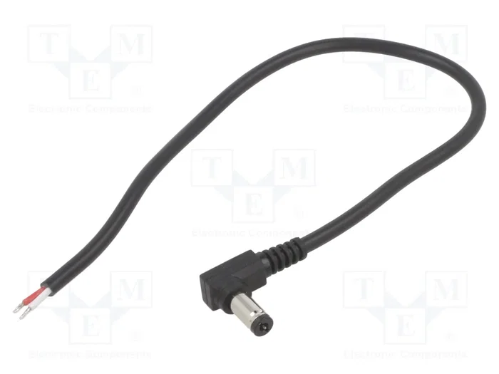 BQ CABLE Cable de alimentación CC DC 5,5/2,1 con conector angular BQ CABLE Cable de alimentación CC DC 5,5/2,1 con conector angular