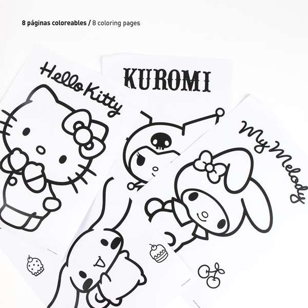 Cerdà Set Papelería Coloreable Hello Kitty 8.0 x 24.0 x 8.0 cm