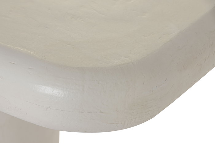 DKD Home Decor Consola Boho Scandi Blanco 120 x 80 x 38 cm Resina Mdf Rugoso