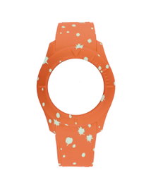 Watxandco COWA3518 Correa de Silicona Naranja 38mm